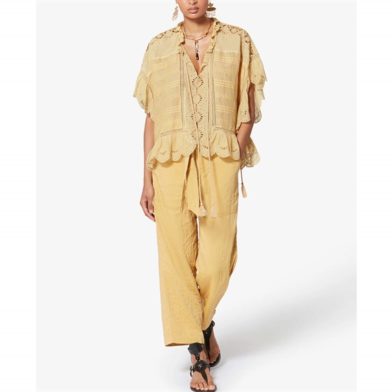 Isabel Marant Etoilé Payton Top, Light Ochre 